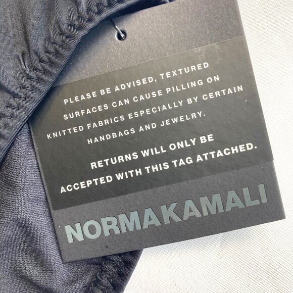 Norma Kamali Underwire Bikini Swim Bottom Small S Black NWT - Picture 3 of 7